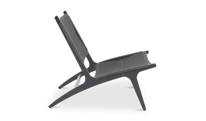 Moe's PALMA OUTDOOR LOUNGE CHAIR BLACK