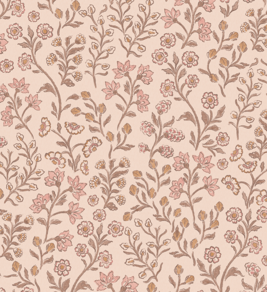 Loomwell Home Goods Light / Sample 1 foot by 1 foot Penelope Wallpaper by Bloomery Decor