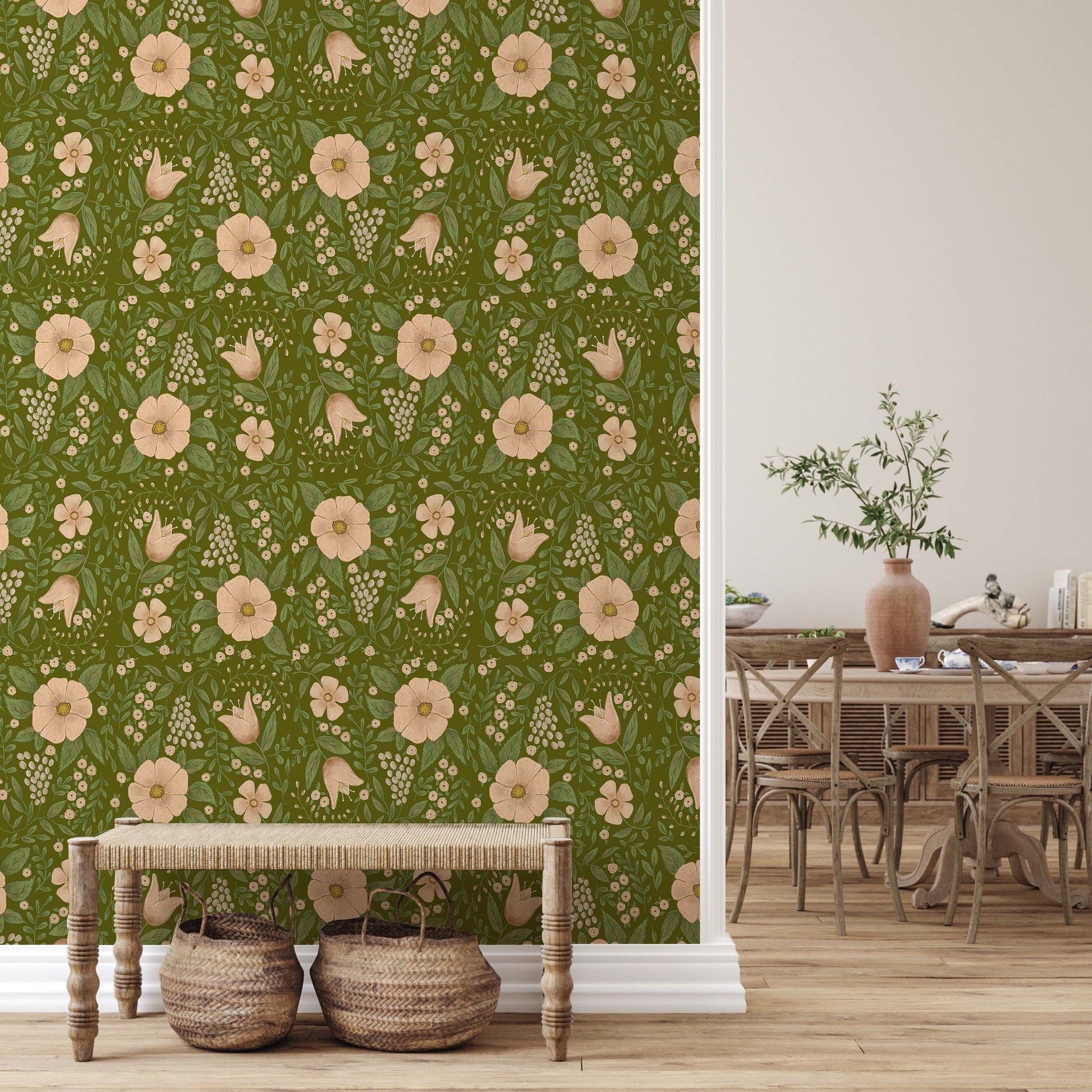 Loomwell Home Goods Petal Wallpaper by Christy Beasley