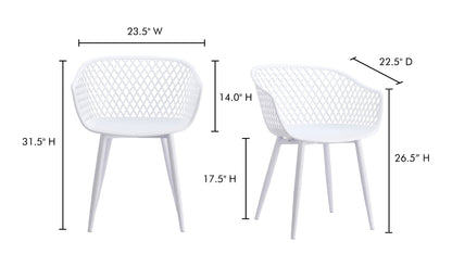 Moe's PIAZZA OUTDOOR CHAIR - SET OF TWO