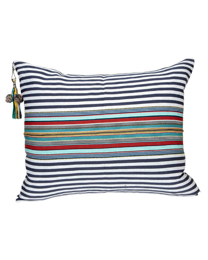 atacama home Pillow Large SanCri Gray Stripe Pillow