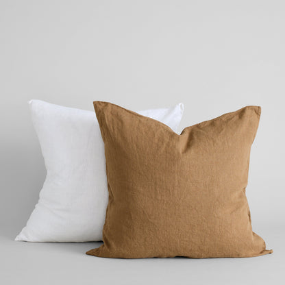 Bloomist Pillows Washed Linen Pillow, 24 x 24