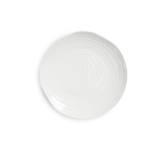 Pillivuyt Shop Plate 11" diam - Set of 4 Teck 11" White Dinner Plates, Set of 4