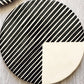 atacama home Platter Casa Cubista Graphic Tableware - 3/4 Stripe Platter