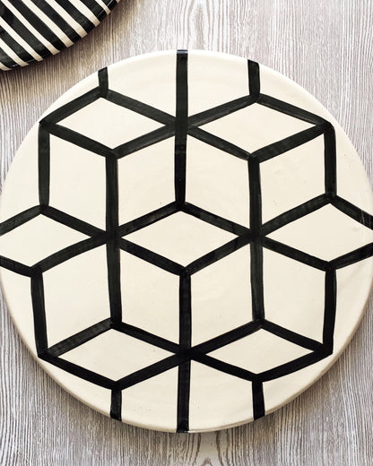 atacama home Platter Casa Cubista Graphic Tableware - Cubes Platter