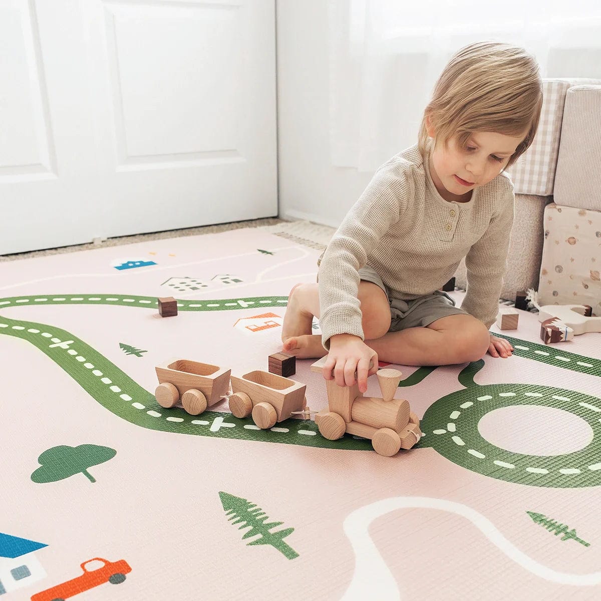 Tiny Land Play Mats Tiny Land® Baby Playmat Forest Track Wonder