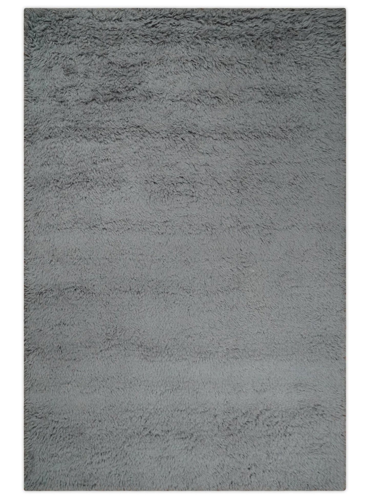 Plush Thick Beni Ourain Gray Moroccan Rug Made with fine new Zealand Custom Made Wool Area Rug