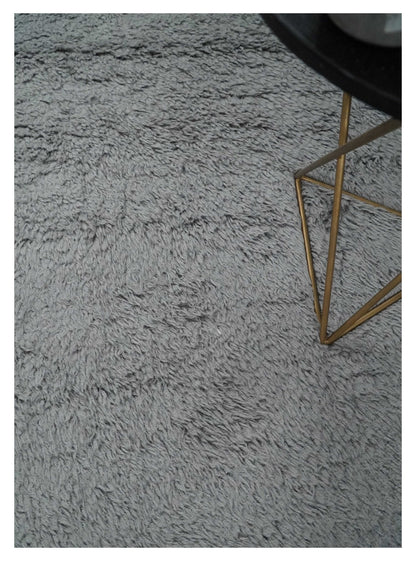 Plush Thick Beni Ourain Gray Moroccan Rug Made with fine new Zealand Custom Made Wool Area Rug