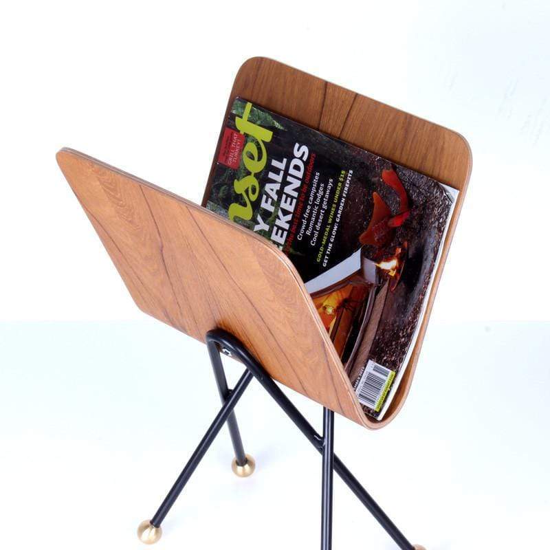 Plywood magazine rack