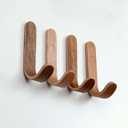 Plywood wall hook