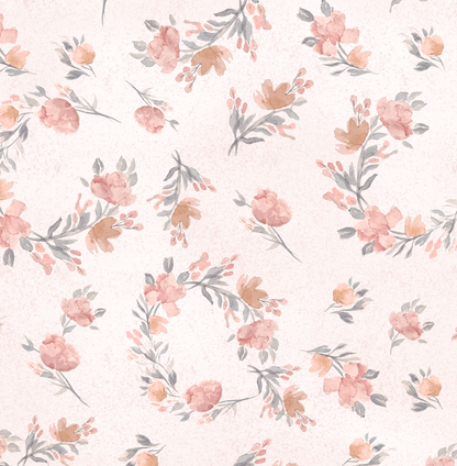 Loomwell Home Goods Pink / Sample 1 foot by 1 foot Portia Wallpaper by Bloomery Decor