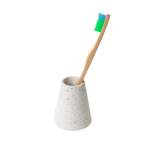 Toothbrush Holder | White Terrazzo