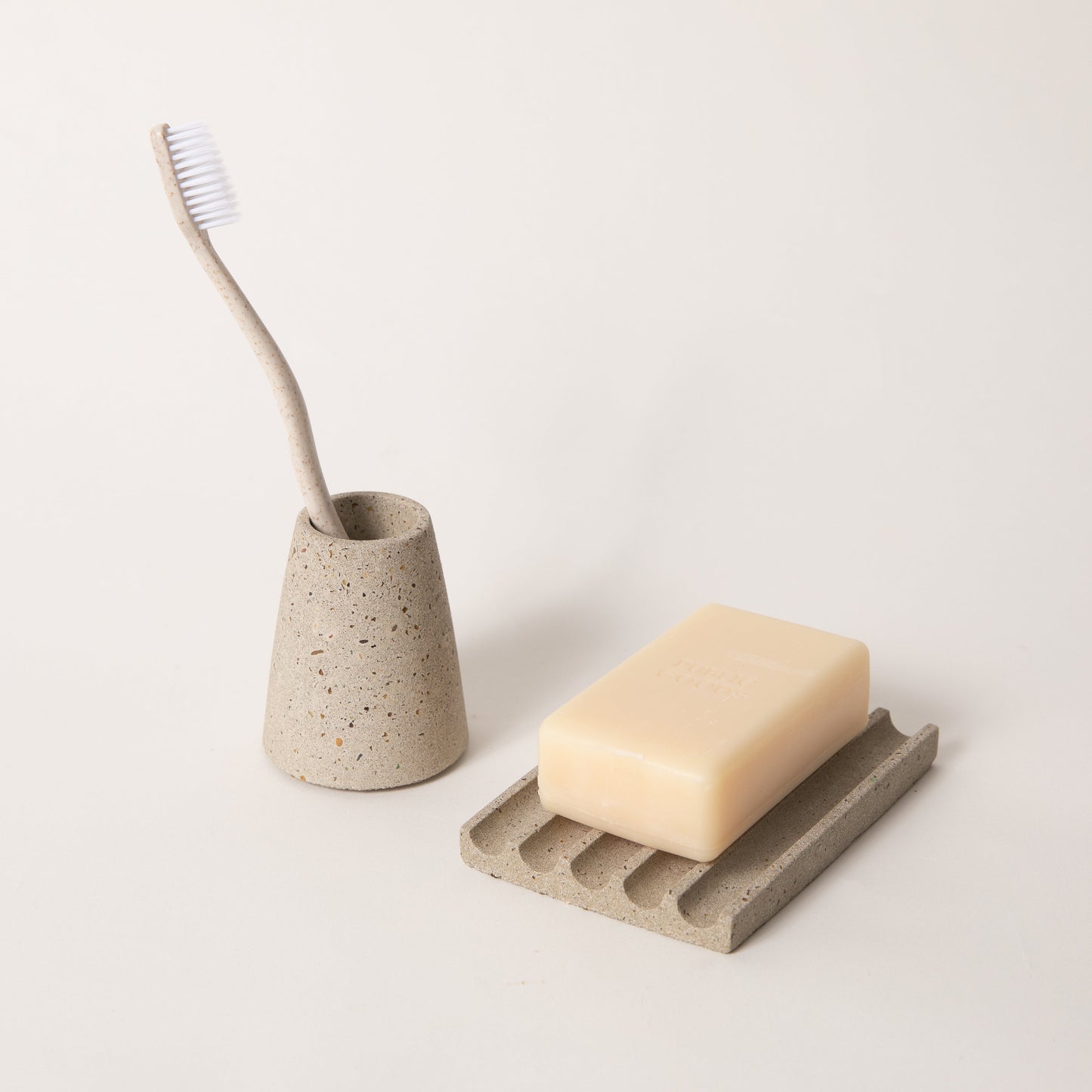 Toothbrush Holder | Natural Terrazzo