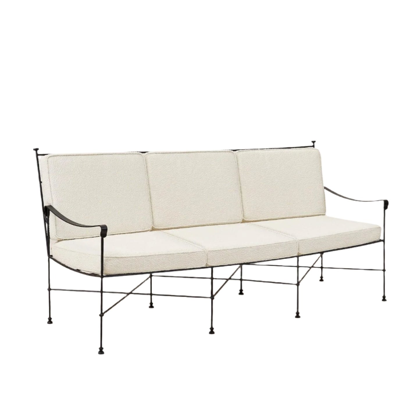 Provence Outdoor 3 Seater Sofa - Boucle