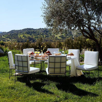 Provence Outdoor Armless Dining Chair - Boucle