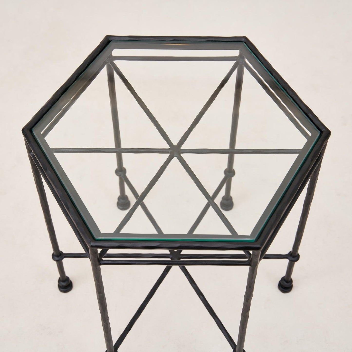 Provence Outdoor Glass Side Table