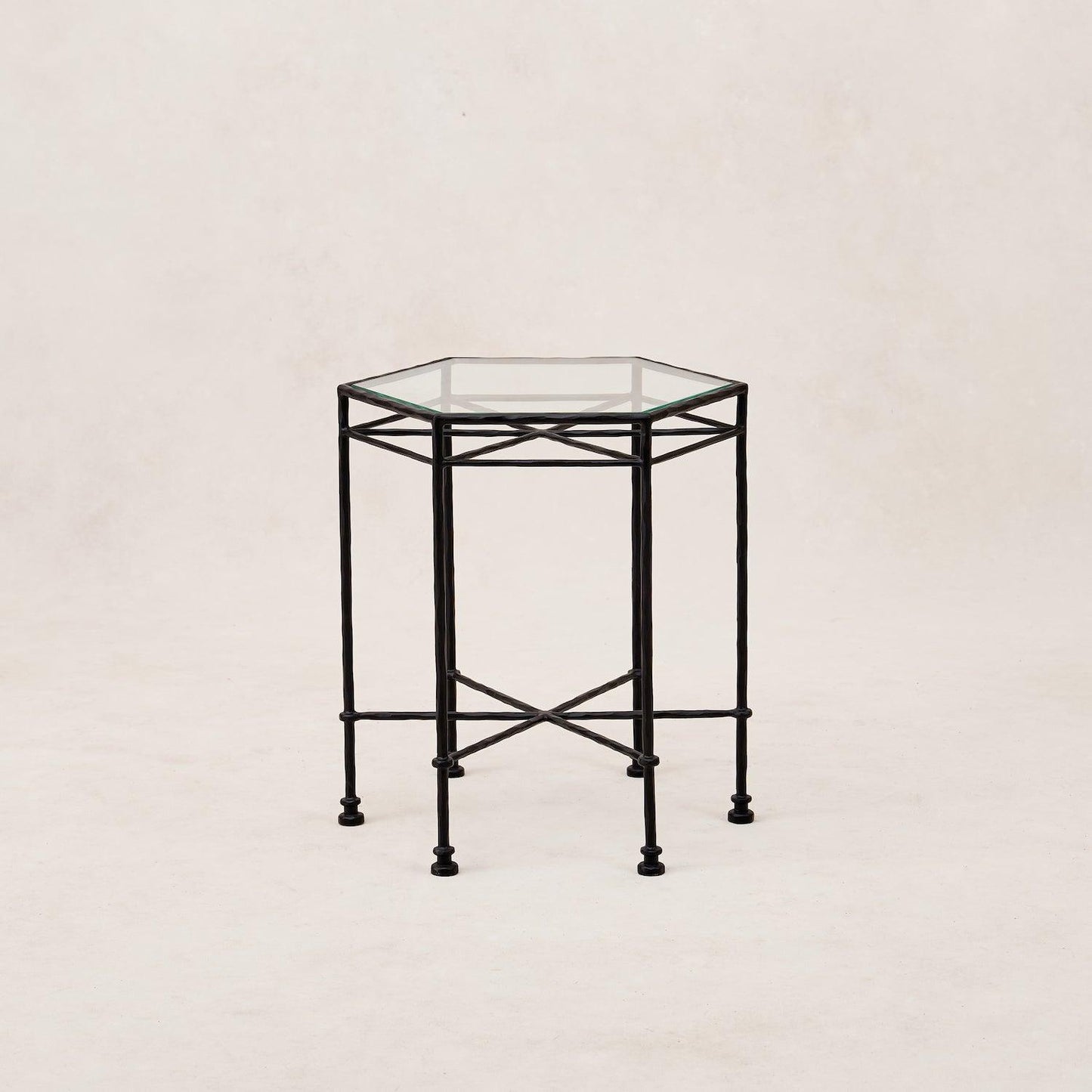 Provence Outdoor Glass Side Table