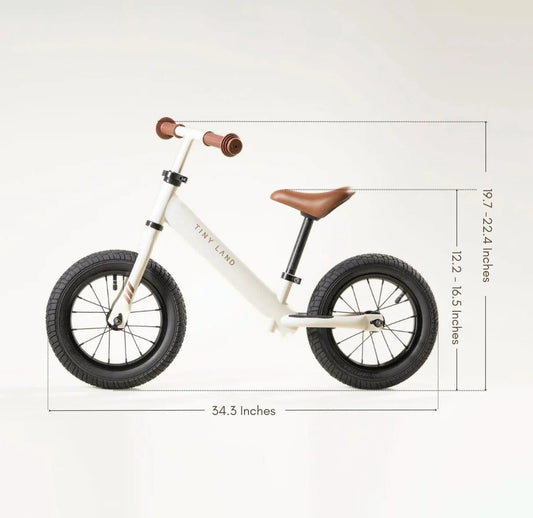 Tiny Land Push & Pedal Riding Vehicles Tiny Land® Balance Bike - Milky White