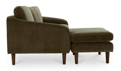 Moe's QUINN 98IN SECTIONAL- CEDAR GREEN