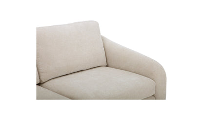 Moe's QUINN 98IN SECTIONAL- OATMEAL