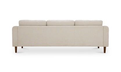 Moe's QUINN 98IN SECTIONAL- OATMEAL