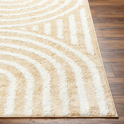 Arnel Beige Area Rug.