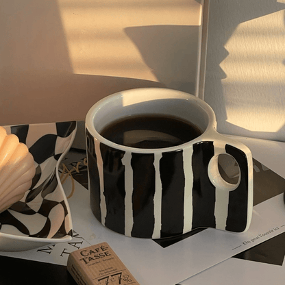 Kanyon Shop Retro Stripe Ceramic Mug