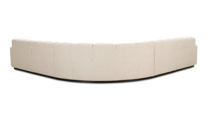 Moe's ROMAN L-SHAPED SECTIONAL- OAT