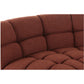 Moe's ROMAN L-SHAPED SECTIONAL- RUST