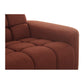 Moe's ROMAN L-SHAPED SECTIONAL- RUST