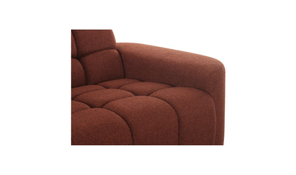 Moe's ROMAN L-SHAPED SECTIONAL- RUST