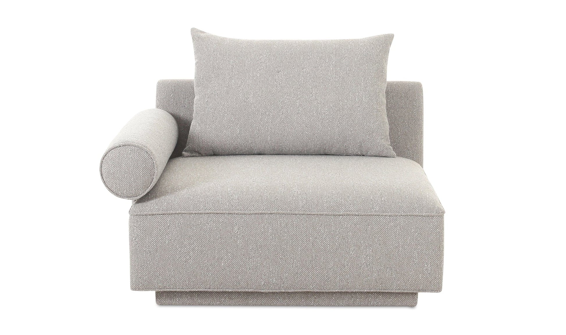 Moe's LIGHT GREY ROSELLO MODULAR LEFT ARM FACING CHAIR