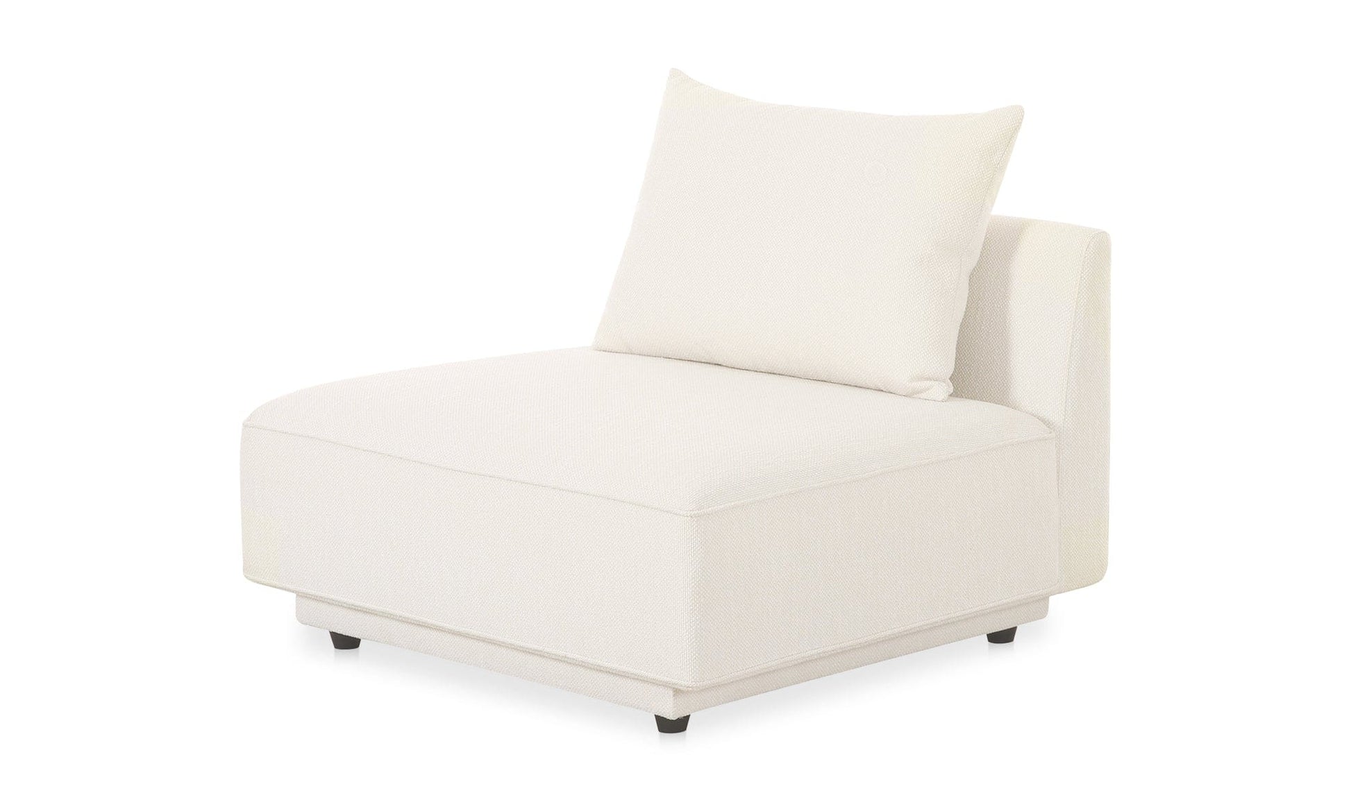 Moe's WHITE ROSELLO MODULAR SLIPPER CHAIR