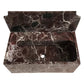 Rosso Levanto Marble Wall-mount Bathroom Sink with 11" Backsplash (W)16" (L)30" (H)12"