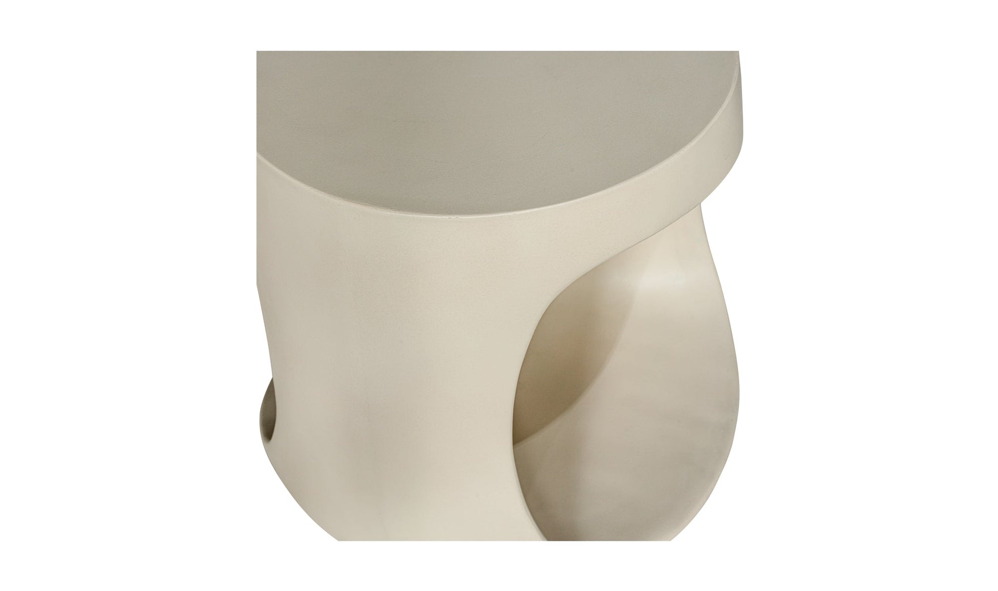 Moe's ROTHKO OUTDOOR STOOL CREAM WHITE