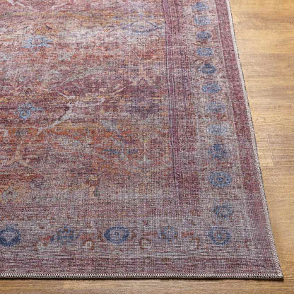 Mark & Day Rug Afania Traditional Rust Washable Area Rug