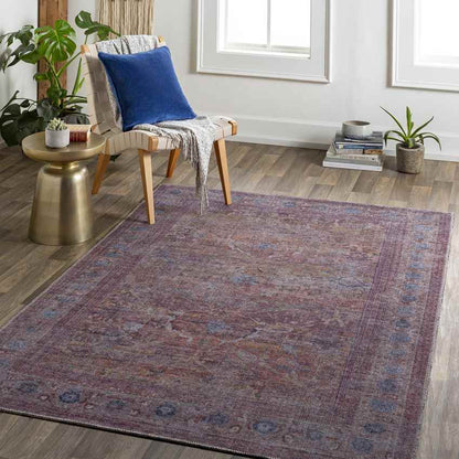 Mark & Day Rug Afania Traditional Rust Washable Area Rug