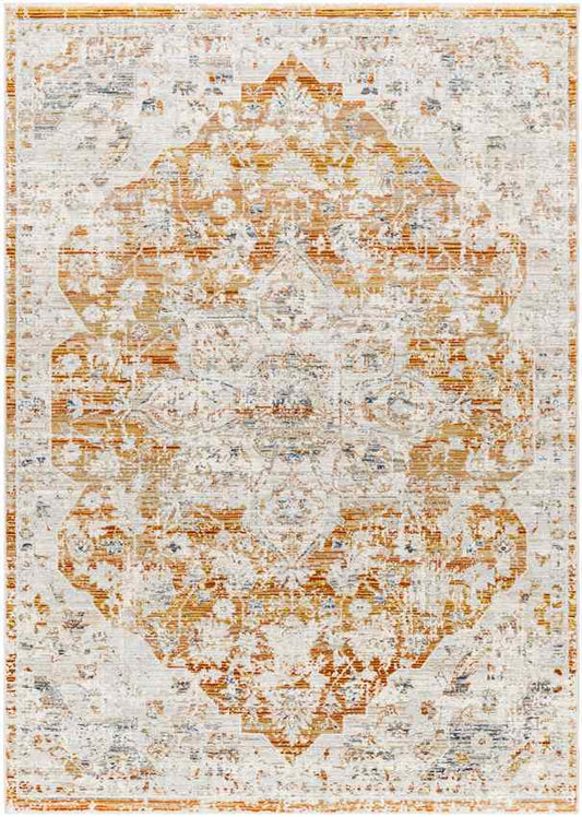 Mark & Day Rug 2' x 2'11" Arek Traditional Saffron/Rust Area Rug