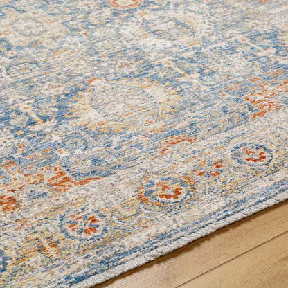 Mark & Day Rug Basehor Traditional Denim Area Rug