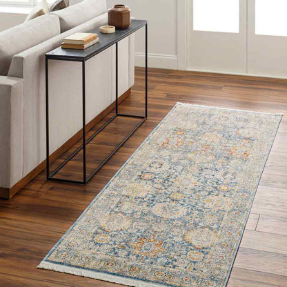 Mark & Day Rug Basehor Traditional Denim Area Rug