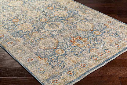 Mark & Day Rug Basehor Traditional Denim Area Rug