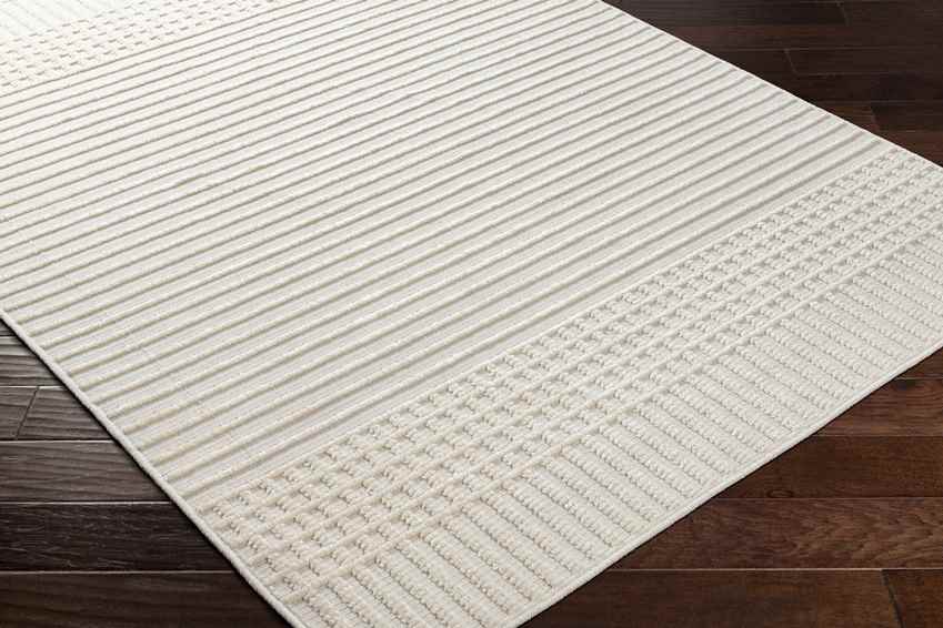 Mark & Day Rug Burkesville Modern Ivory Washable Area Rug