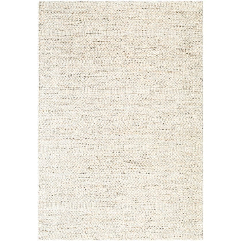 Mark & Day Rug 2' x 3' Christofer Solid and Border Light Beige Area Rug