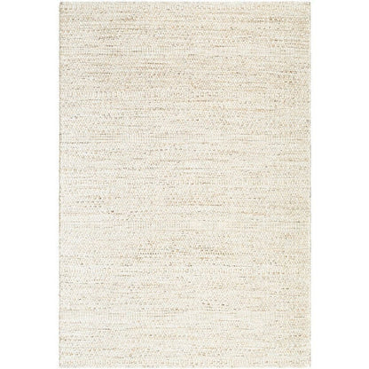 Mark & Day Rug 2' x 3' Christofer Solid and Border Light Beige Area Rug