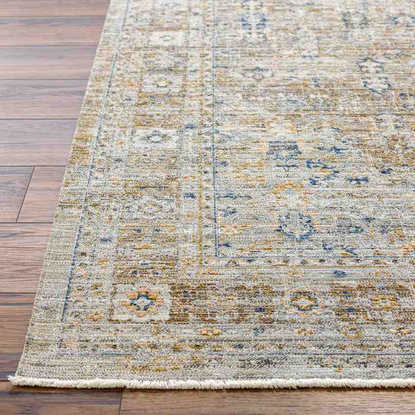 Mark & Day Rug Demar Traditional Dark Olive/Ivory Washable Area Rug