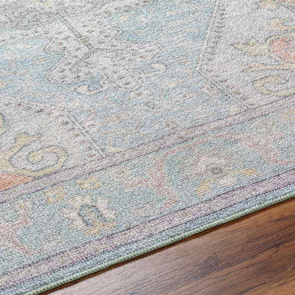 Mark & Day Rug Doria Traditional Light Blue Washable Area Rug