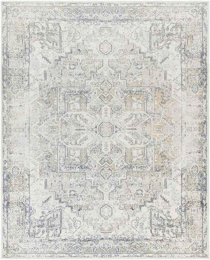 Mark & Day Rug 7'10" x 10'2" Dry Ridge Traditional Taupe Washable Area Rug