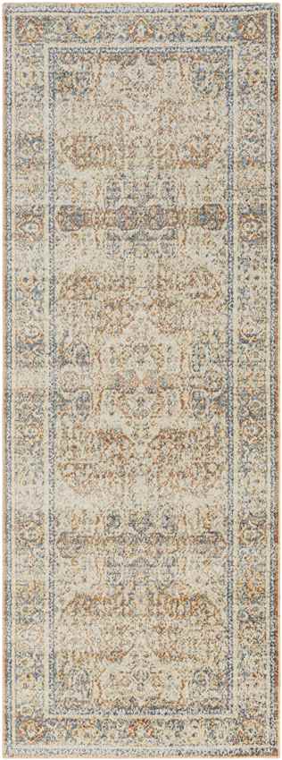 Mark & Day Rug 2'7" x 7'3" East Traditional Burnt Orange Washable Area Rug