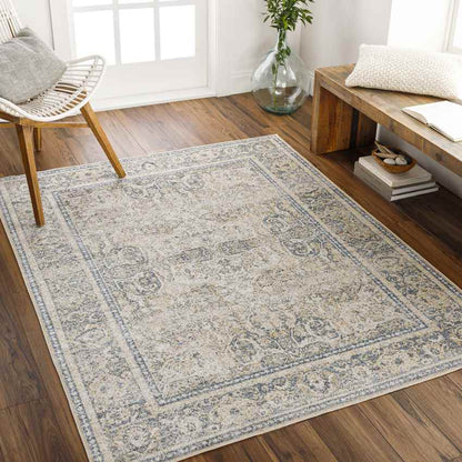 Mark & Day Rug East Traditional Light Gold Washable Area Rug