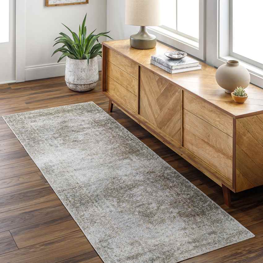 Mark & Day Rug Edmond Traditional Camel Washable Area Rug